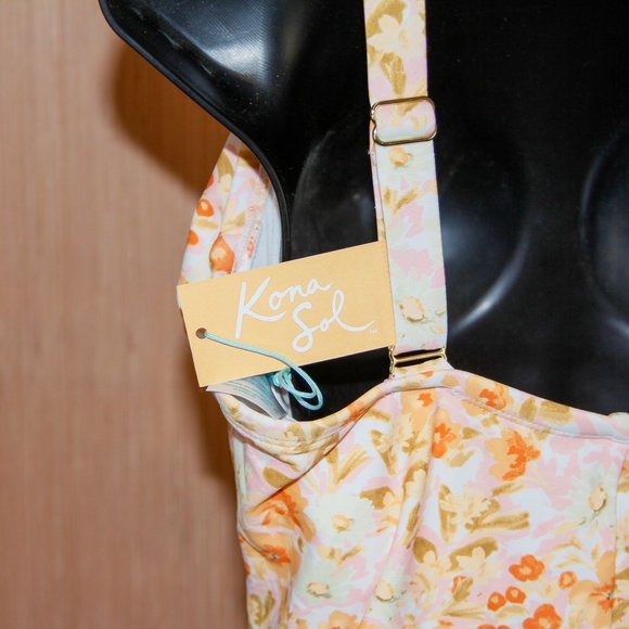 Kona Sol Womens One Piece Swimsuit in Large - Picture 3 of 3